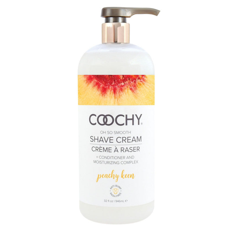 Coochy Oh So Smooth Shave Cream - Peachy Keen 32 Fl Oz