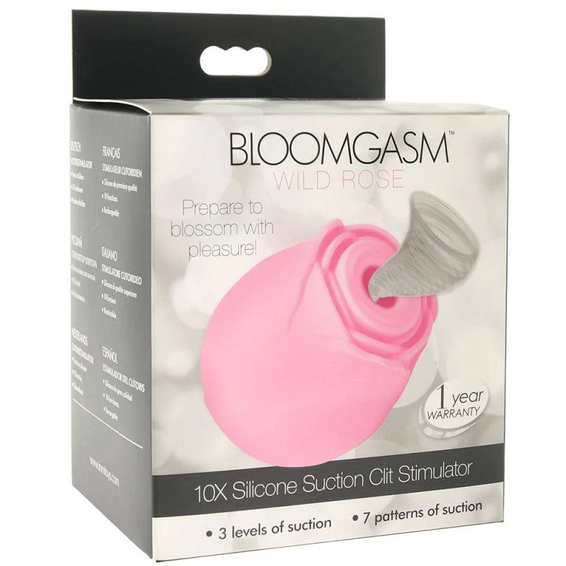 Inmi – Bloomgasm Wild Rose 10x Suction Stimulator (Pink)