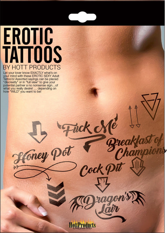 Erotic Tattoo&#39;s - Assorted Pack