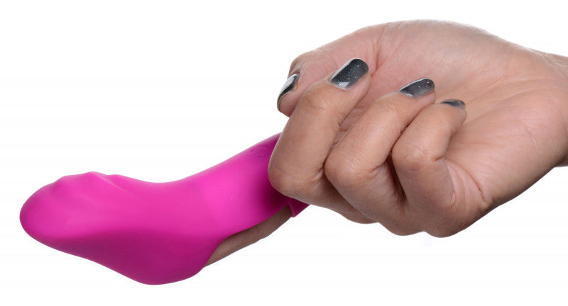 7x Finger  Pro Silicone Vibrator - Pink
