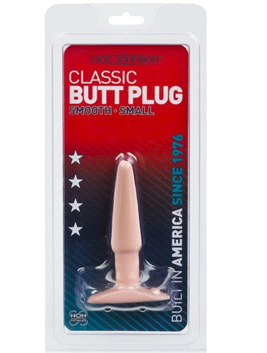 Classic Butt Plug - Smooth - Small - White
