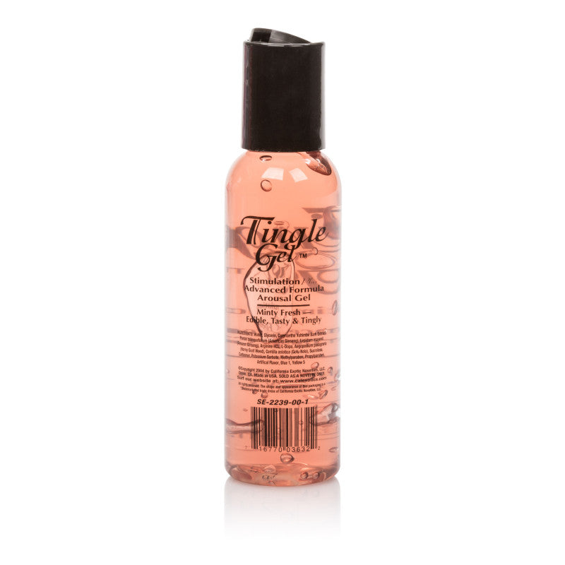 Tingle Gel™ - Clear Arousal Gel Minty Fresh Lickable and Tingly