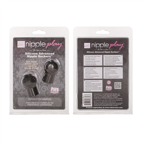 Silicone Advanced Nipple Suckers - Black