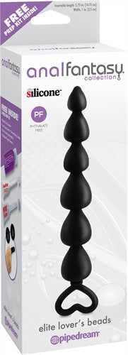 Anal Fantasy Collection Elite Lovers Beads - Black