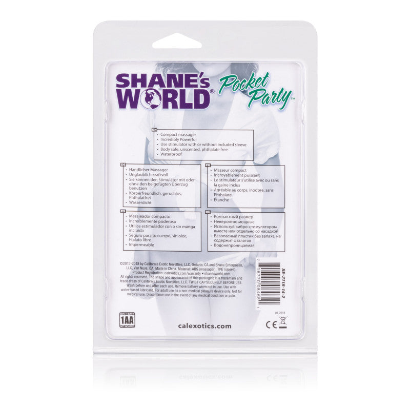 Shane's World Pocket Party - Purple