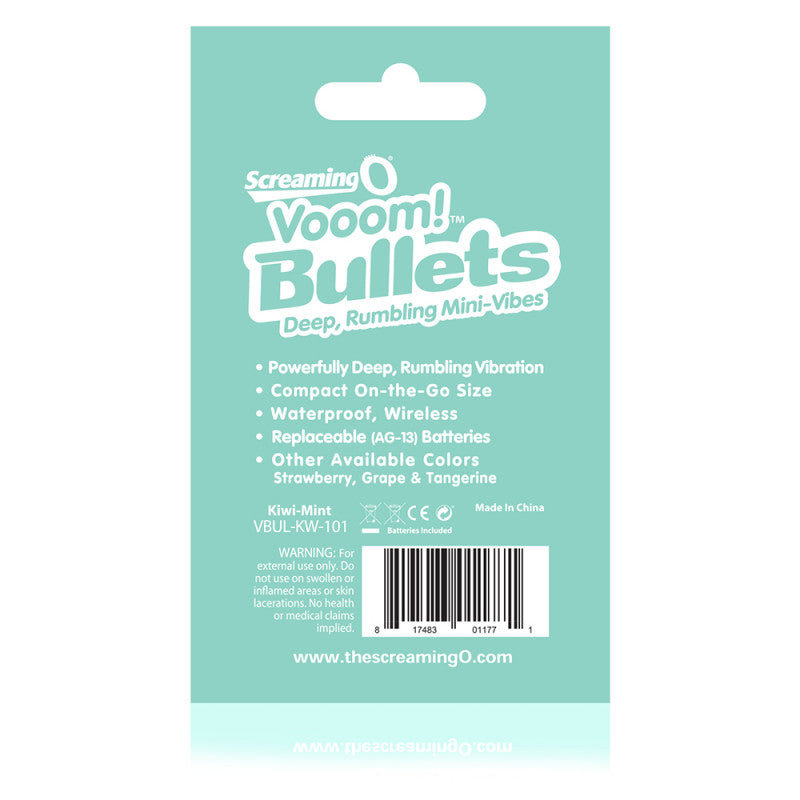 Vooom Bullets Mini-Vibes - Each - Kiwi-Mint