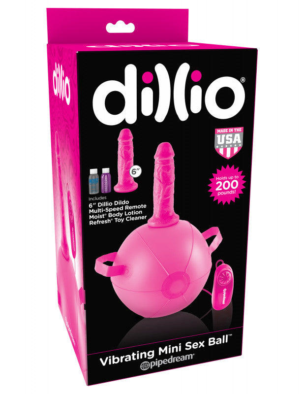 Dillio Vibrating Mini Sex Ball - Pink