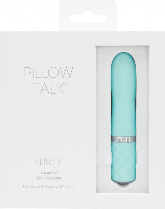 Pillow Talk Flirty Vibe  With Swarovski Crystal - Teal