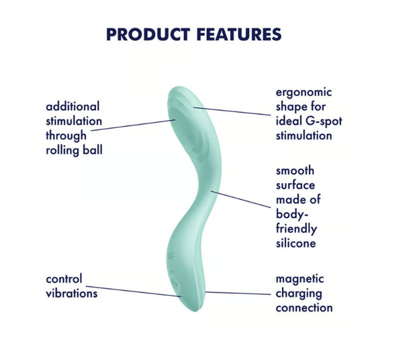Satisfyer Rrrolling Pleasure - Vibrator - Mint