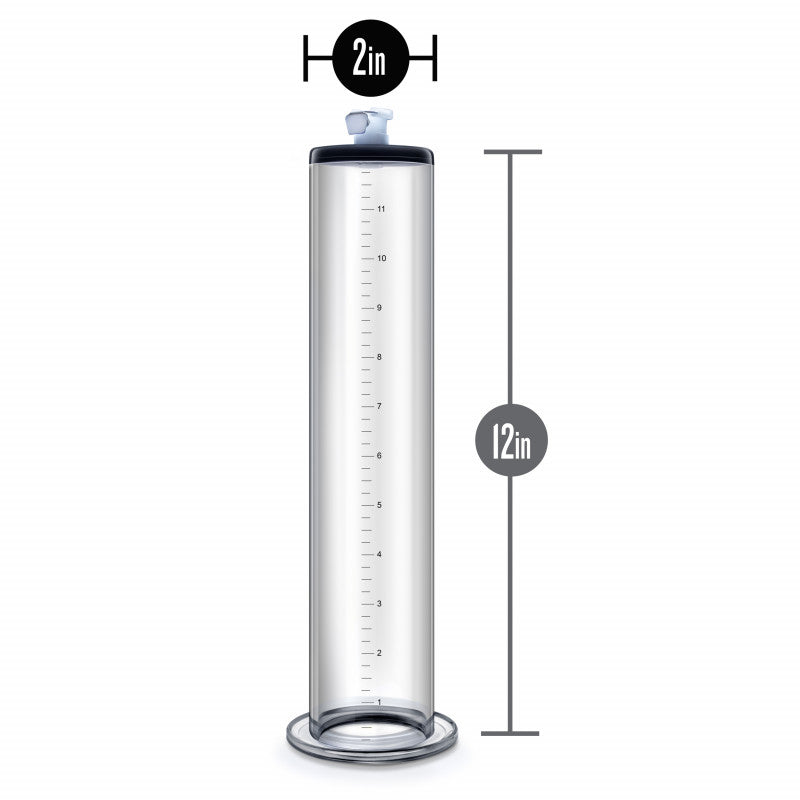 Performance - 12 Inch X 2 Inch Penis Pump Cylinder – Clear