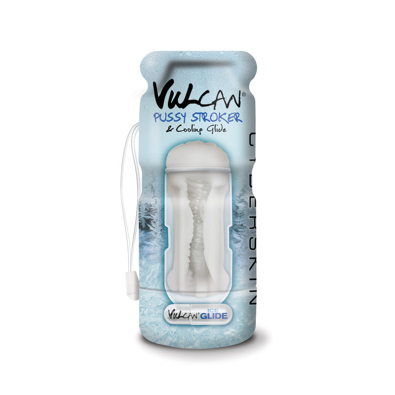Cyberskin Vulcan Stroker W/cooling Glide -  Frost