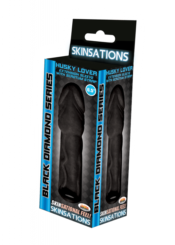Skinsations Black Diamond Series Husky Lover 6.5 Inch - Black
