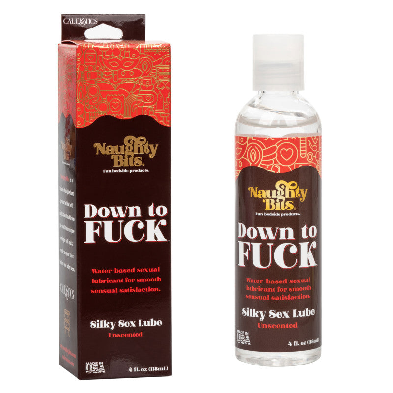 Naughty Bits Down to F Silky Sex Lube -  Boxed