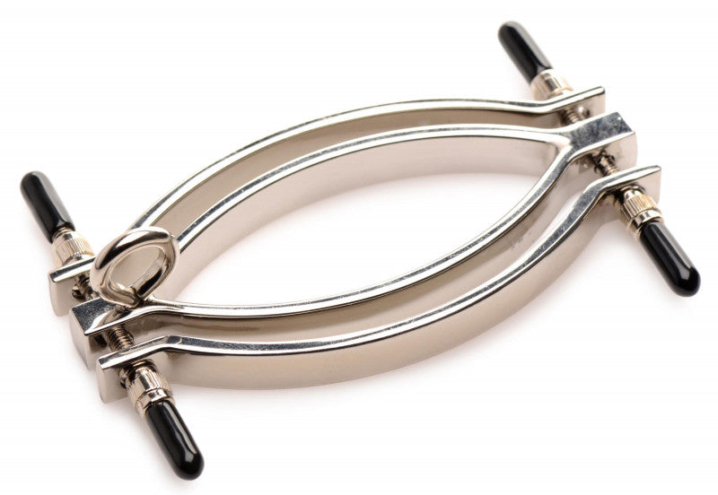 Tugger Adjustable Clamp With Leash -  Silver
