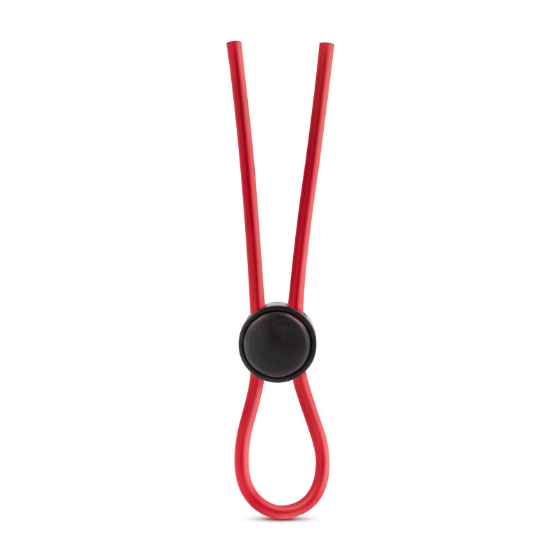 Stay  - Silicone Loop  Ring - Red