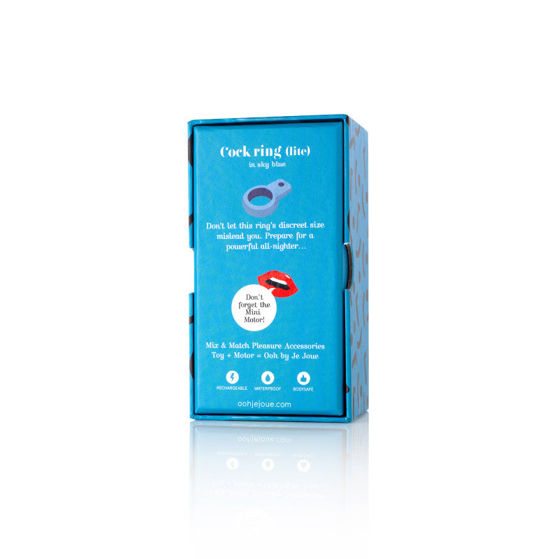 Ooh No. 7 Cock Ring (Lite) - Sky Blue