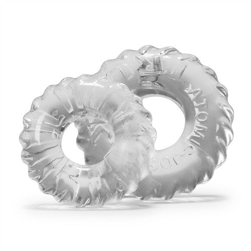 Truckt 2-Piece  Ring Set Atomic Jock- Clear