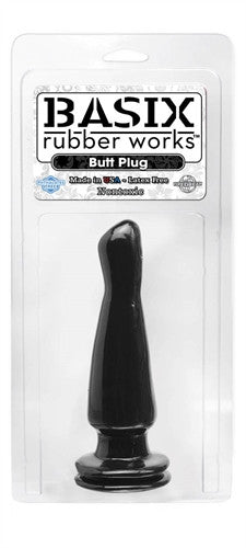 Basix 5in Butt Plug Black