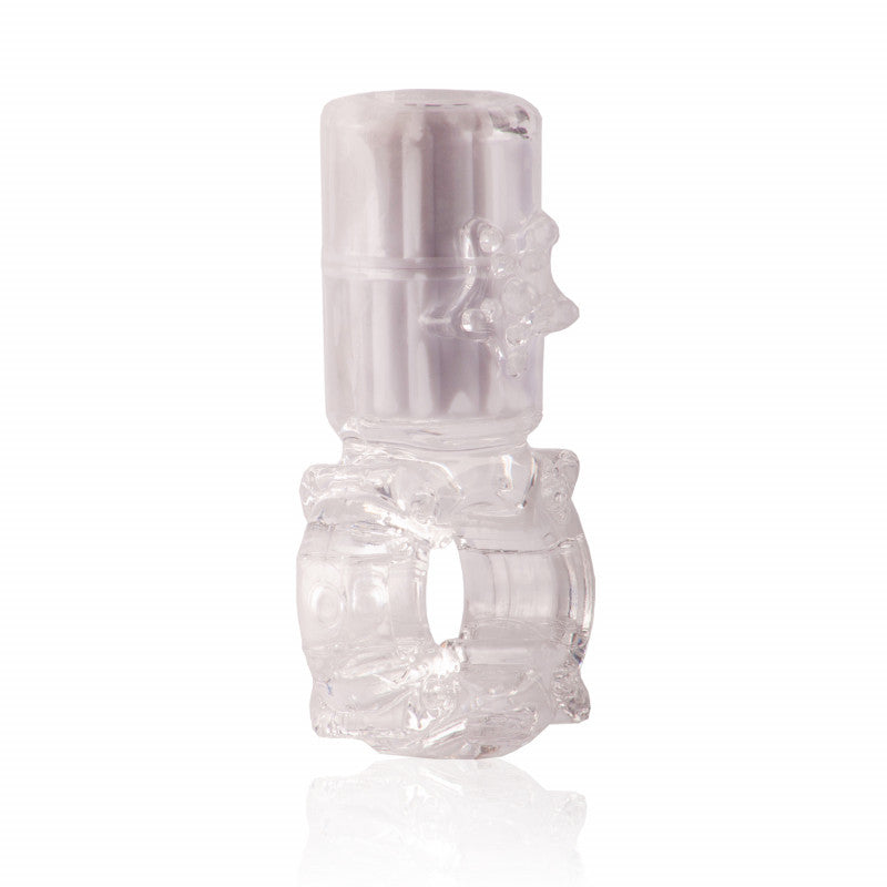 Big Omg Vibrating Ring - Clear - Each