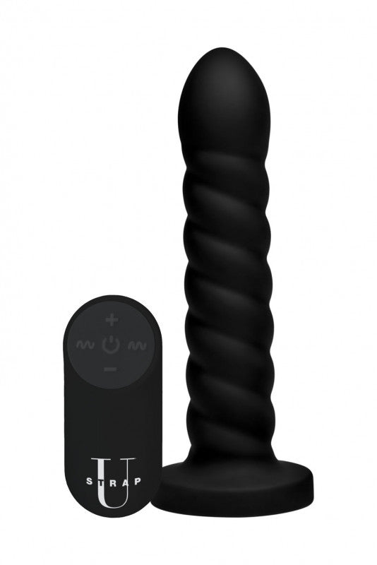 Strap Swirl 21x Remote Control Silicone Dildo