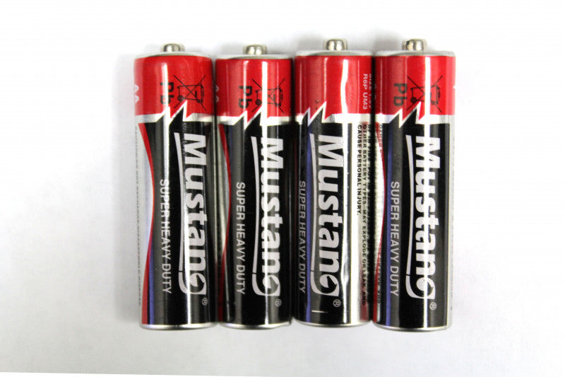 Mustang Batteries AA 4 Pack - Super Heavy Duty