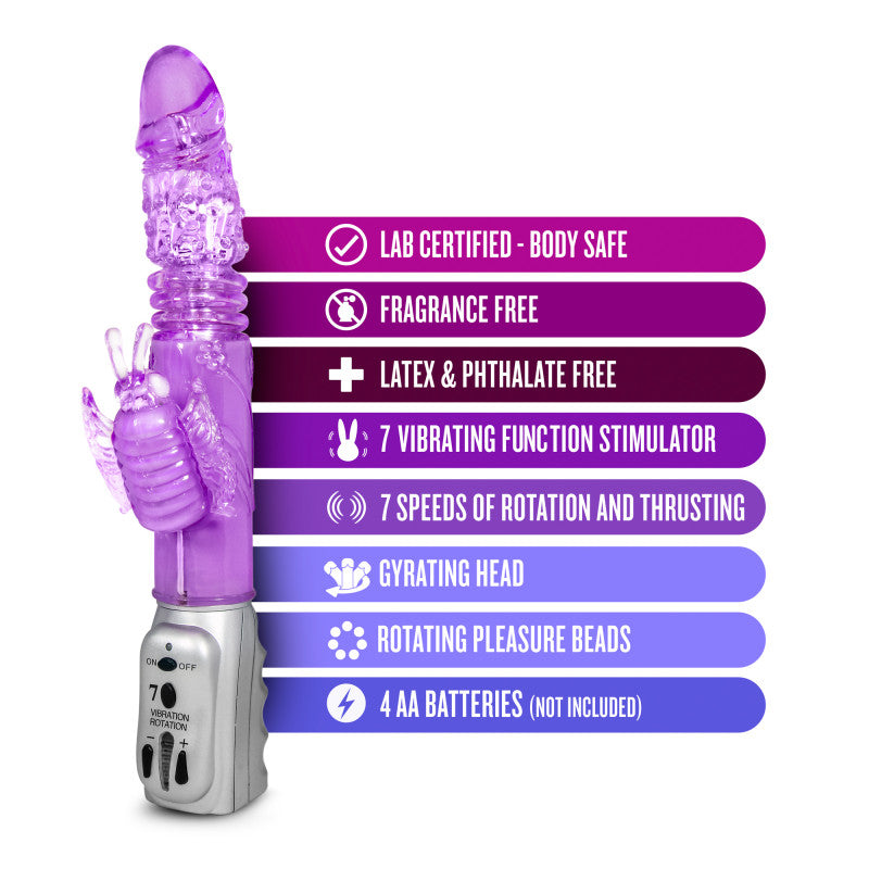Sexy Things Butterfly Stroker - Purple
