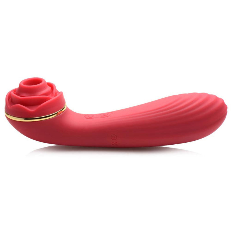 Bloomgasm Passion Petals 10x Suction Rose Vibrator - Red - SomethingSexyPlanet Bloomgasm Passion Petals 10x Suction Rose Vibrator - Red - SomethingSexyPlanet