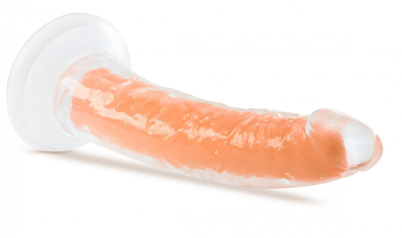Neo Elite Glow in the Dark - Lavo - 7 Inch  Silicone Dual Density  - Neon Orange