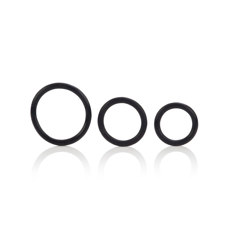 Rubber Ring Black 3pc Set