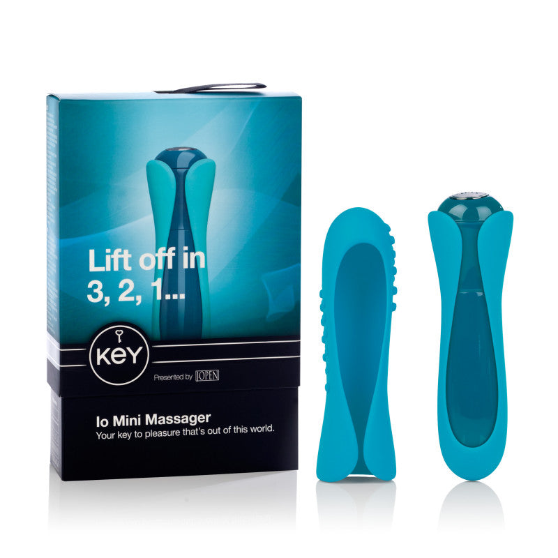 Key Io Mini Massager - Robin Egg Blue