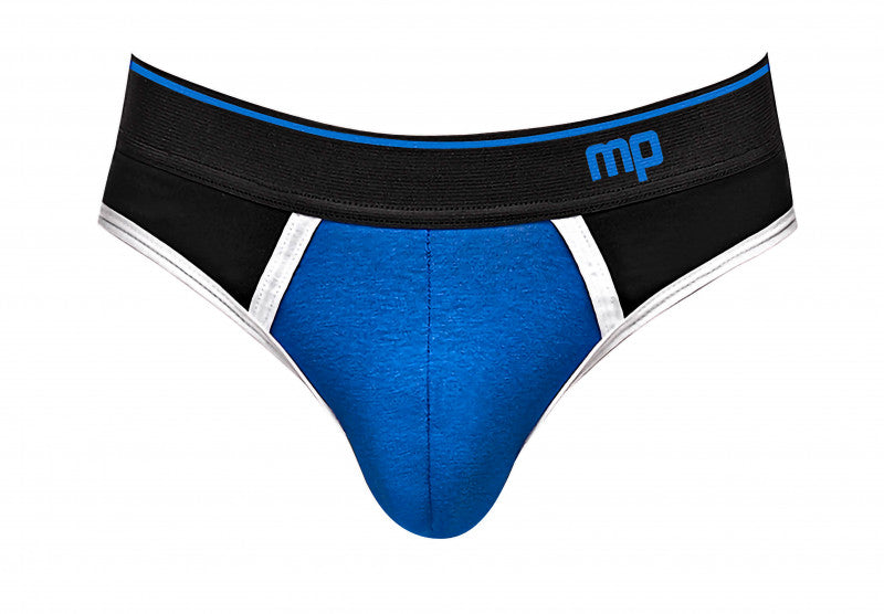 Retro Sport Panel Jock - S/ M - Black/ Blue