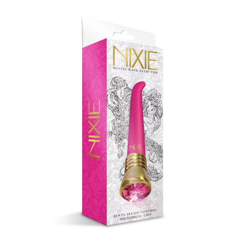 Nixie Jewel Satin G Spot Vibe 10 Function -  Pink Tourmaline