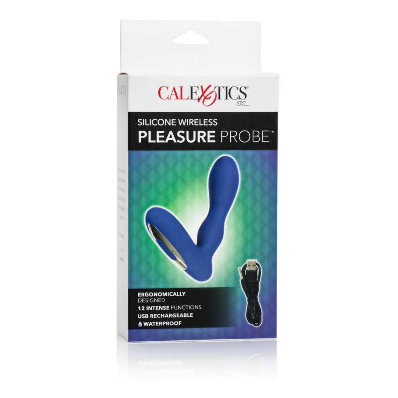 Silicone Wireless Pleasure Probe - Blue