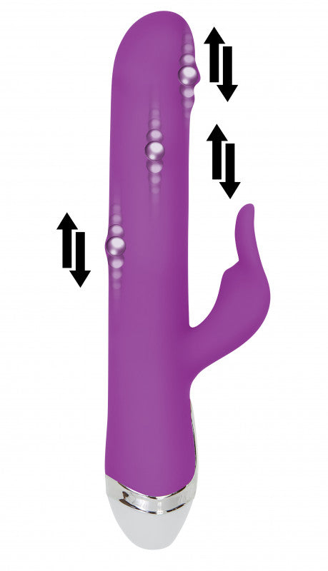 Dancing Pearl Rabbit Vibrator - Purple