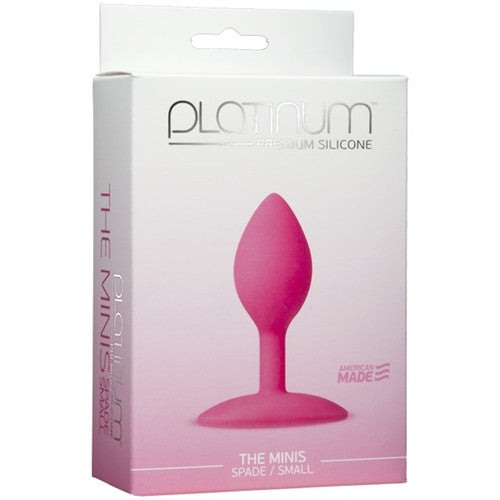 Platinum Premium Silicone - the Mini&#39;s - Spade Small - Pink