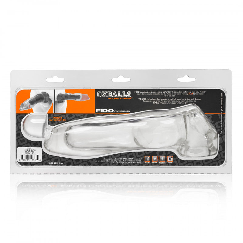 Fido Sheath With Adjustable Fit - Clear