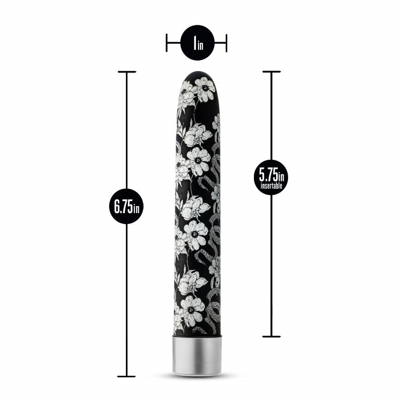 The Collection - Eden - 7 Inch Rechargeable Vibe - Black