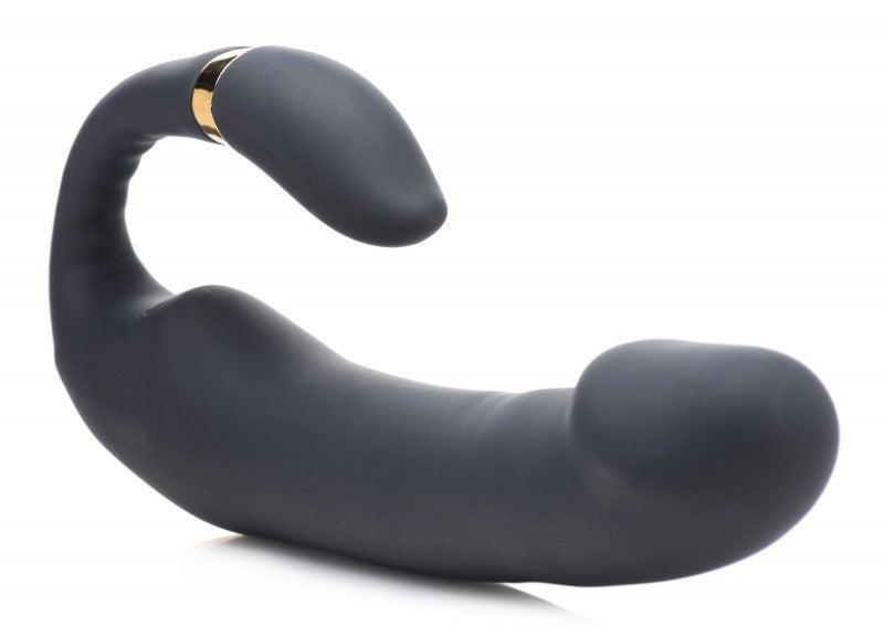 10x Pleasure Pose Come Hither Silicone Vibe With Poseable  Stim