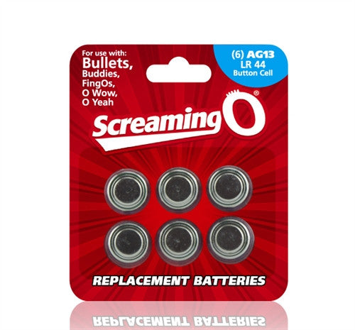 Replacement Batteries AG13 LR44 Button Cell - 6 Count - Each