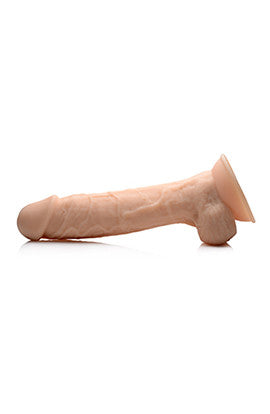 Fleshstixxx Silicone 8.5 Inch Silicone  With  Balls - Vanilla