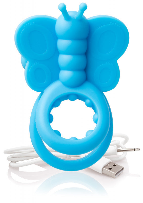 Charged Monarch Wearable Butterfly Vibe - Blue