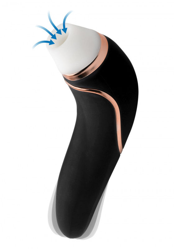 Shegasm Deluxe  Stimulator and Vibe - Black
