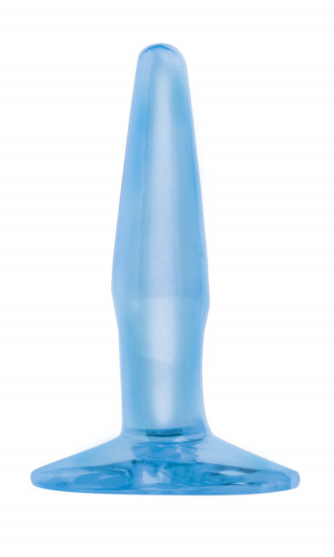 Basix Mini Butt Plug 4.5" Blue