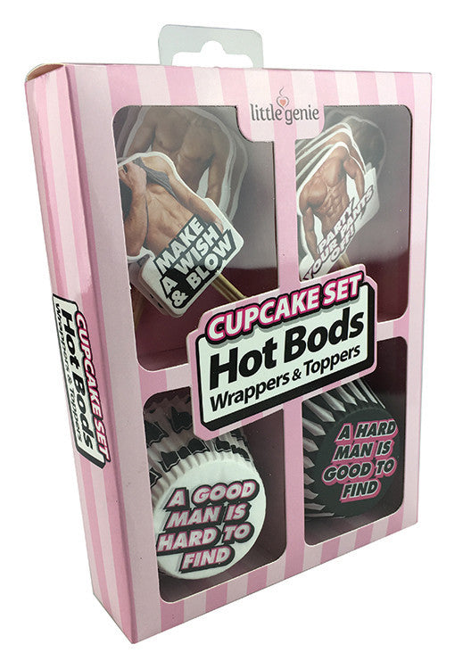 Cupcake Set - Hot Bods Wrappers and Toppers