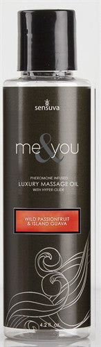 Me and You Massage Oil - Wild Passionfruit and Island Guava - 4.2 Oz.