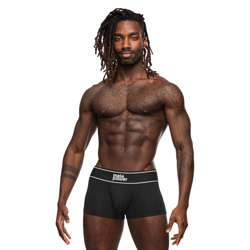 Modal Rib Pouch Short - Large - Black