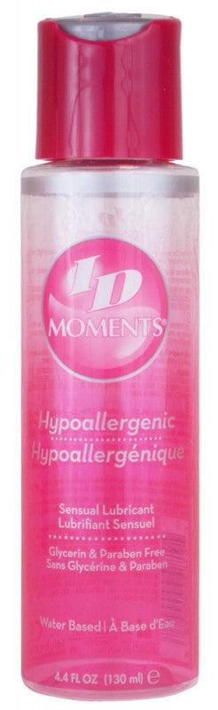 ID Moments Hypoallergenic Water Based Lubricant 4.4 Fl Oz. / 130ml
