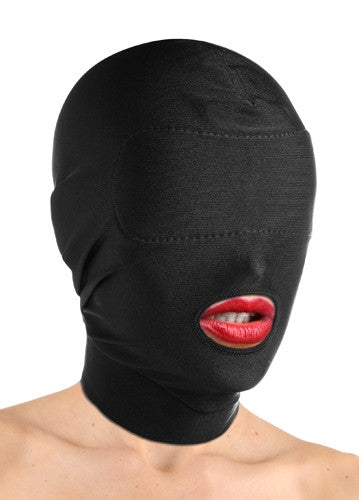 Spandex Hood W/padded Eyes and Open Mouth