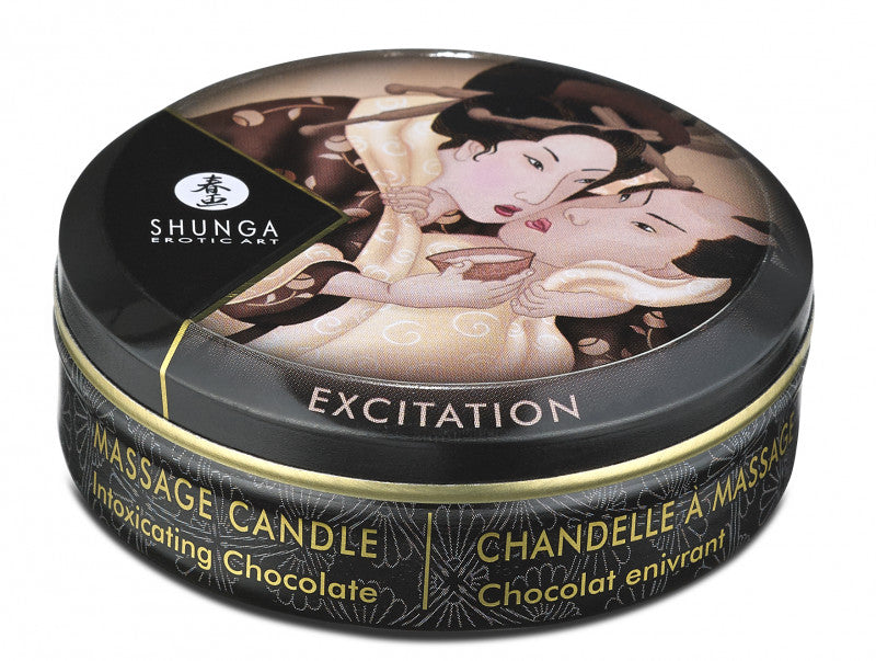 Mini Massage Candle - Excitation - Intoxicating  Chocolate - 1 Fl. Oz.