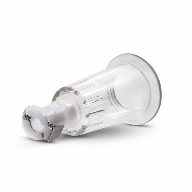 Temptasia – Nipple Pumping Cylinders – Set of 2  (0.75 Inch Diameter) - Clear